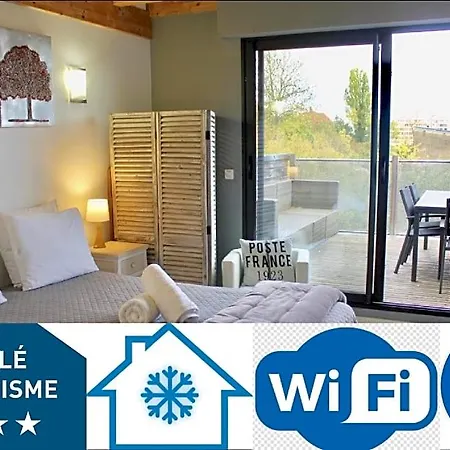 La Terrasse Du Belvedere-appartement 3 Chambres-nancy- Avec Stationnement 南锡