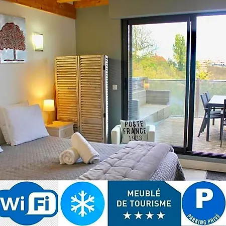 La Terrasse Du Belvedere-appartement 3 Chambres-nancy- Avec Stationnement * 南锡